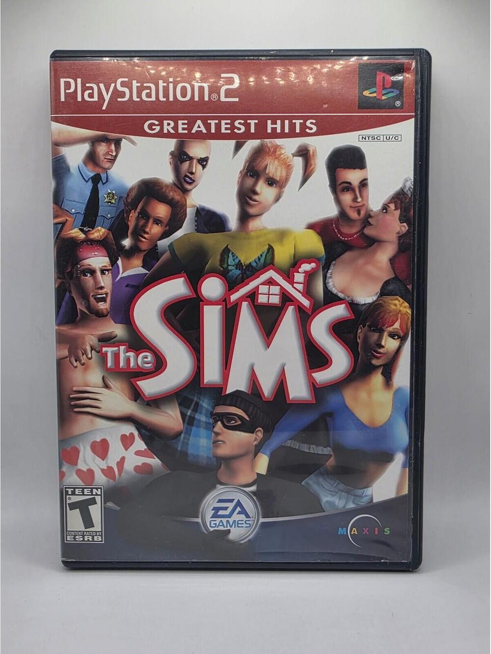 CIB - The Sims Greatest Hits Edition for PS2 - Excellent Condition